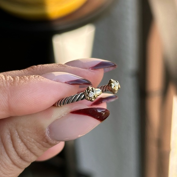 David Yurman Renaissance ring size 6 with diamonds - Picture 3 of 5